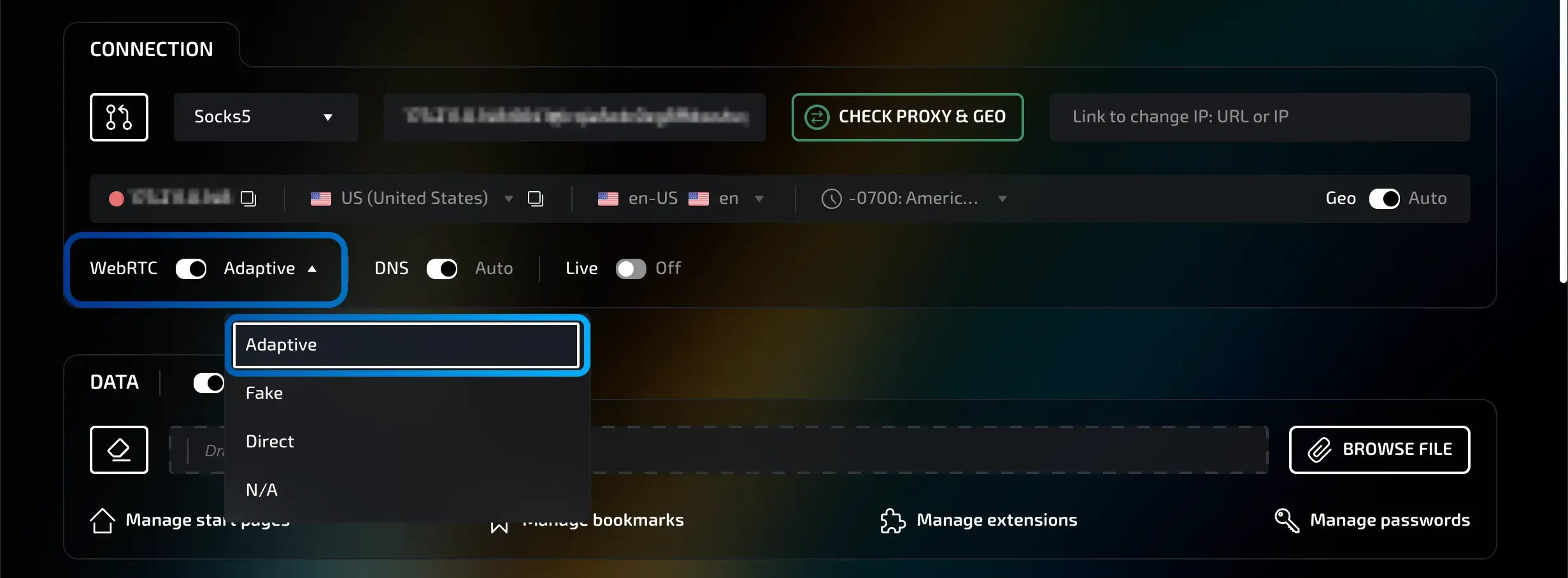 Новый режим подмены WebRTC в Linken Sphere - img 1